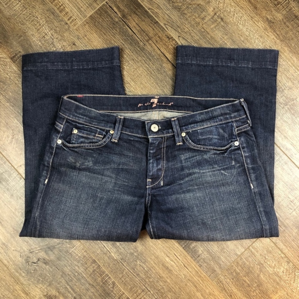 7 For All Mankind Dojo Jeans | Capri Pants (28)